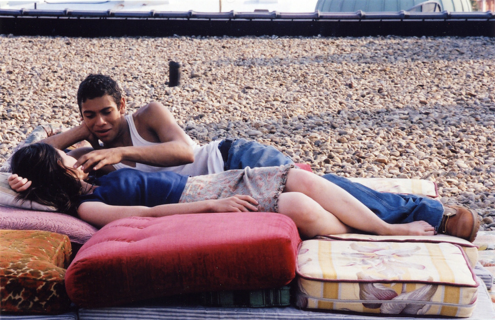 Still from STAY UNTIL TOMORROW: Eleanor Hutchins and Eddie Bernard
